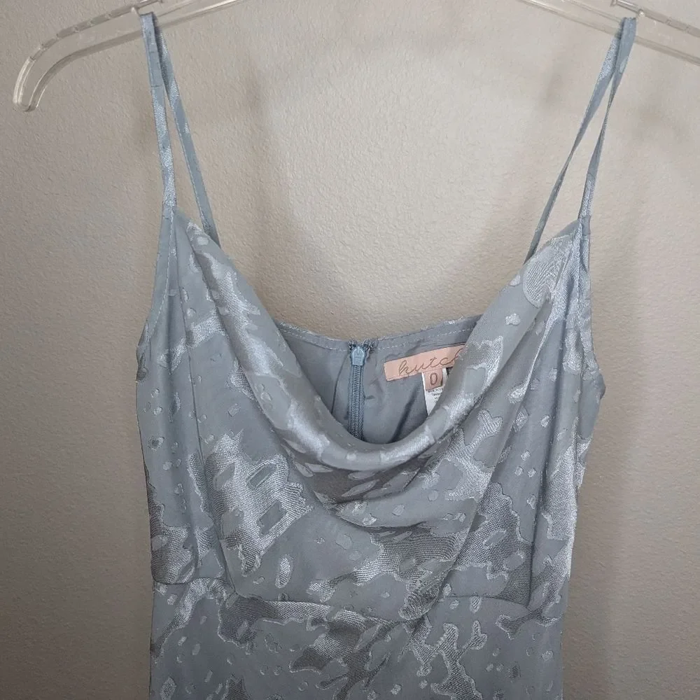Hutch anthropologie cowl neck cocktail slip dress